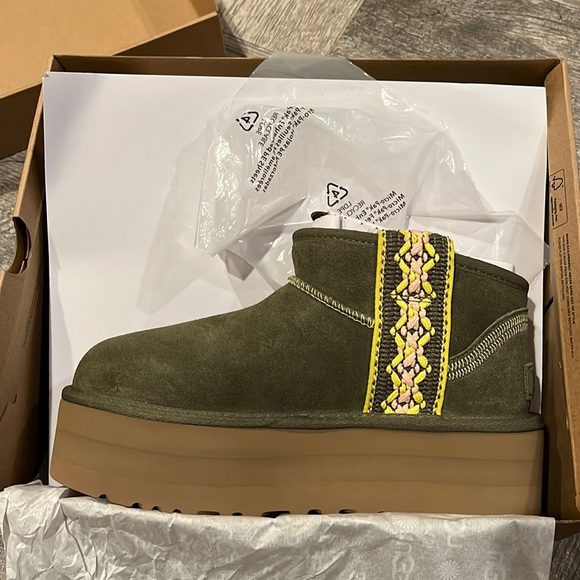 UGG Womens Classic ultra Mini Braid Plarform 1138491-BTOL - Picture 6 of 6